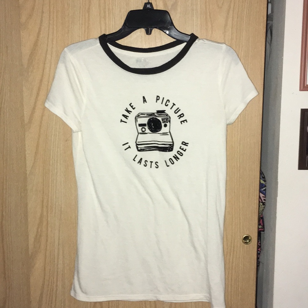 NEW black and white t-shirt